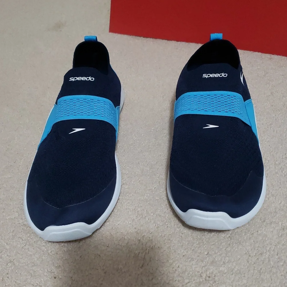 Speedo Adult Men's Pull on Water Shoes - Navy Size: Large
